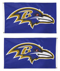 Baltimore Ravens Flag 3x5 Purple 2 Sided