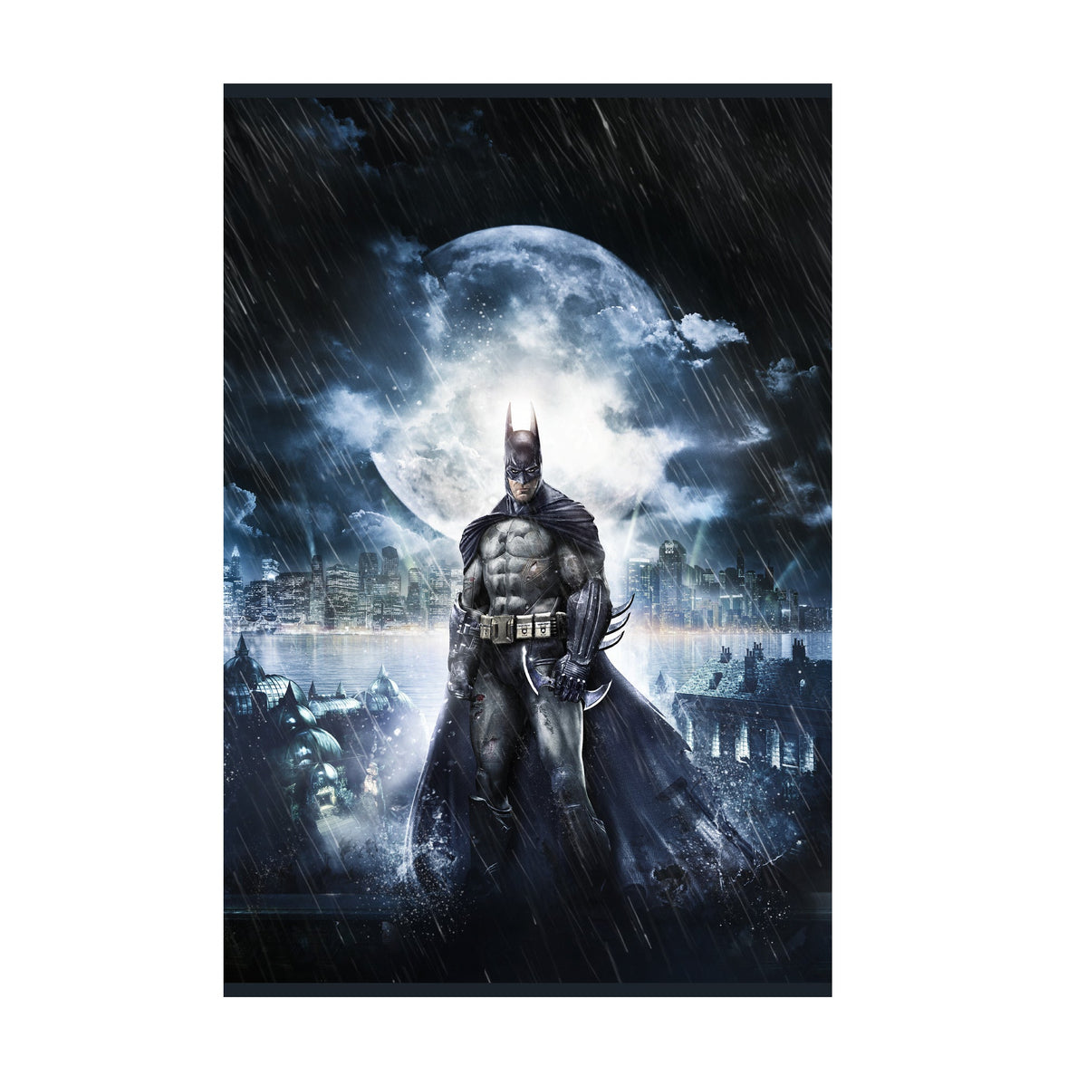 Batman: Arkham Asylum Poster ‚Äî Cover Art Print | DC Gotham Gaming Wall Art