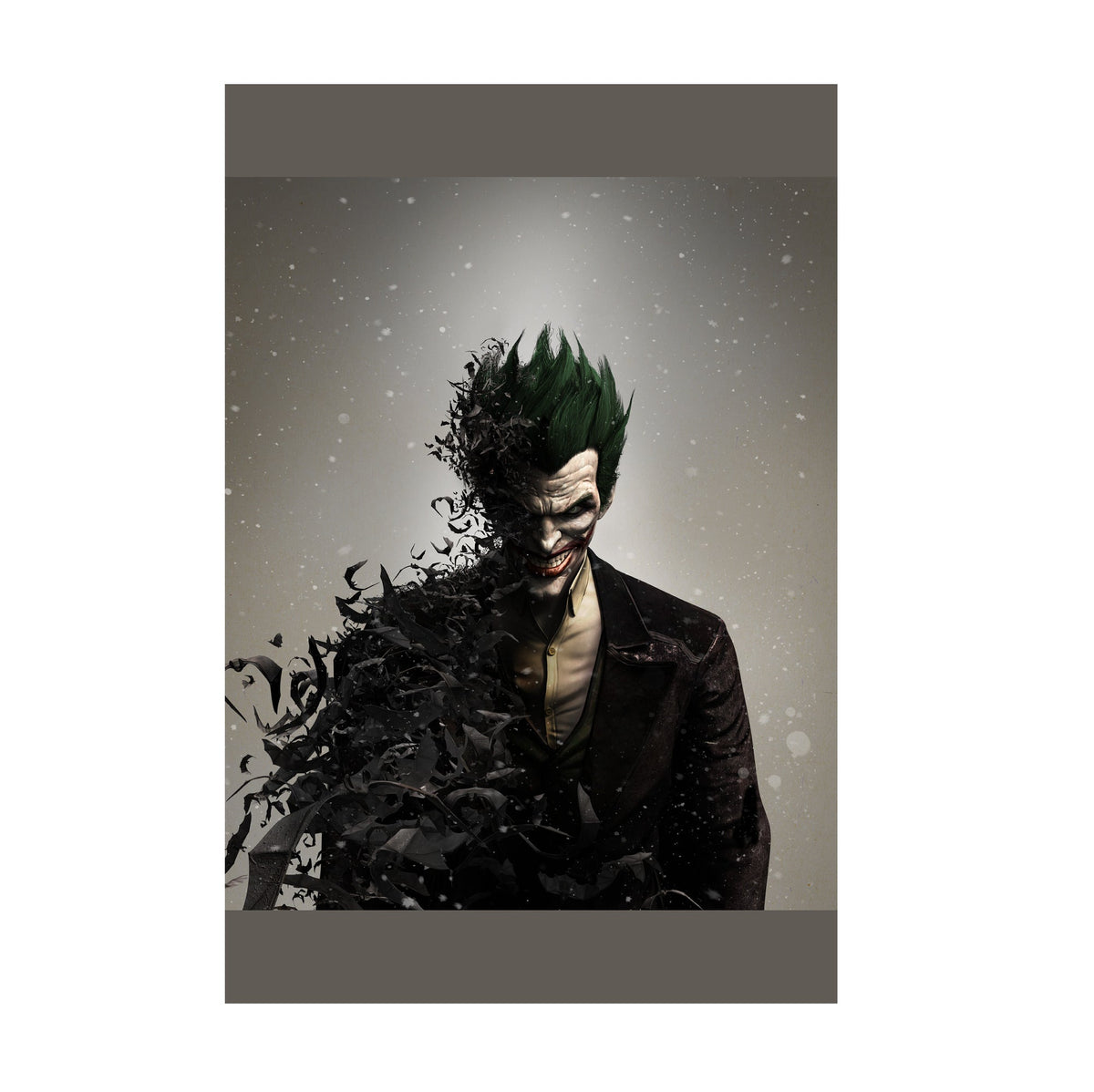 Batman: Arkham Origins Poster ‚Äî Joker Promo Art Print | DC Villain Gaming Wall Art
