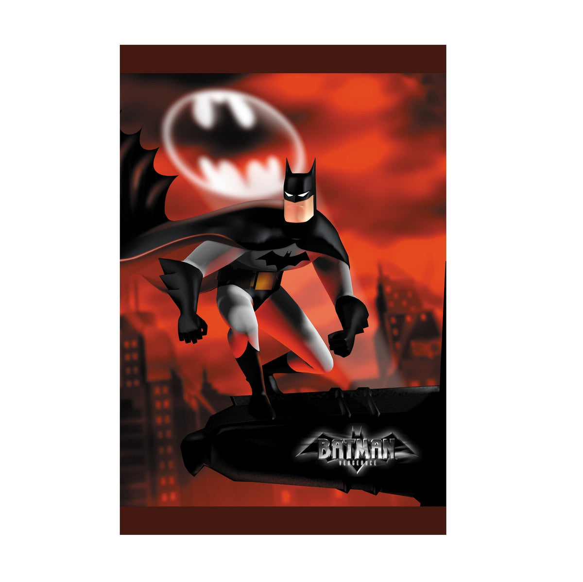 Batman: Vengeance Poster ‚Äî Key Art Print | DC Animated Series Gaming Wall Art