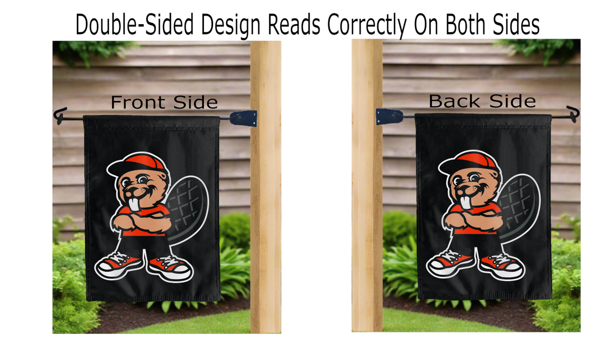 Oregon State University Mascot Double Sided Garden Flag