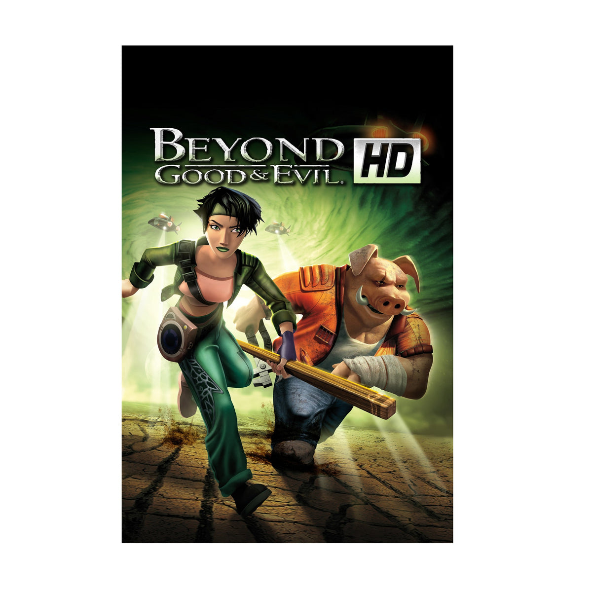 Beyond Good & Evil HD Poster ‚Äî Key Art with Logo Print | Ubisoft Action Adventure Wall Art