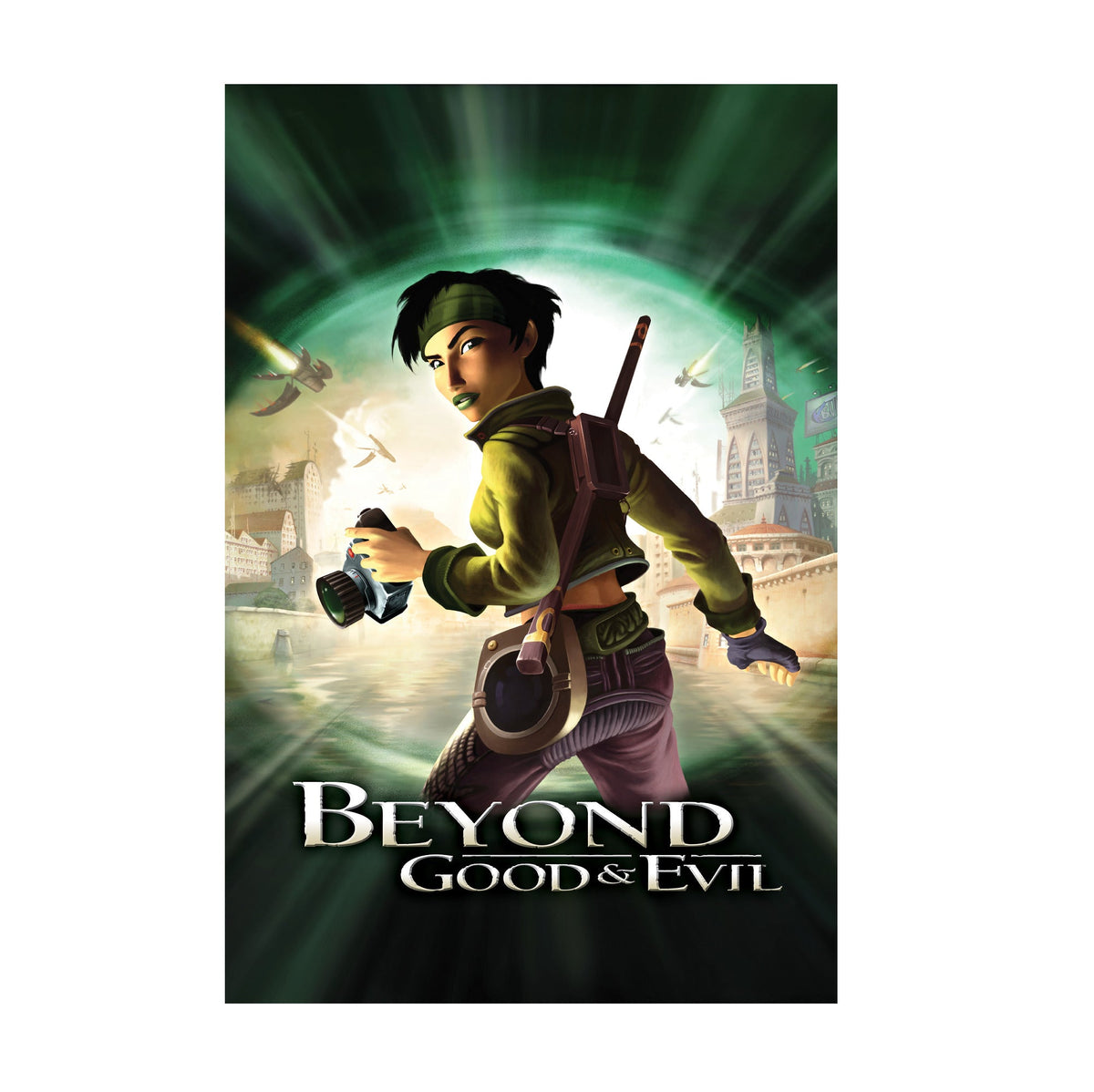 Beyond Good & Evil Poster ‚Äî Jade Key Art Print | Ubisoft Action Adventure Wall Art
