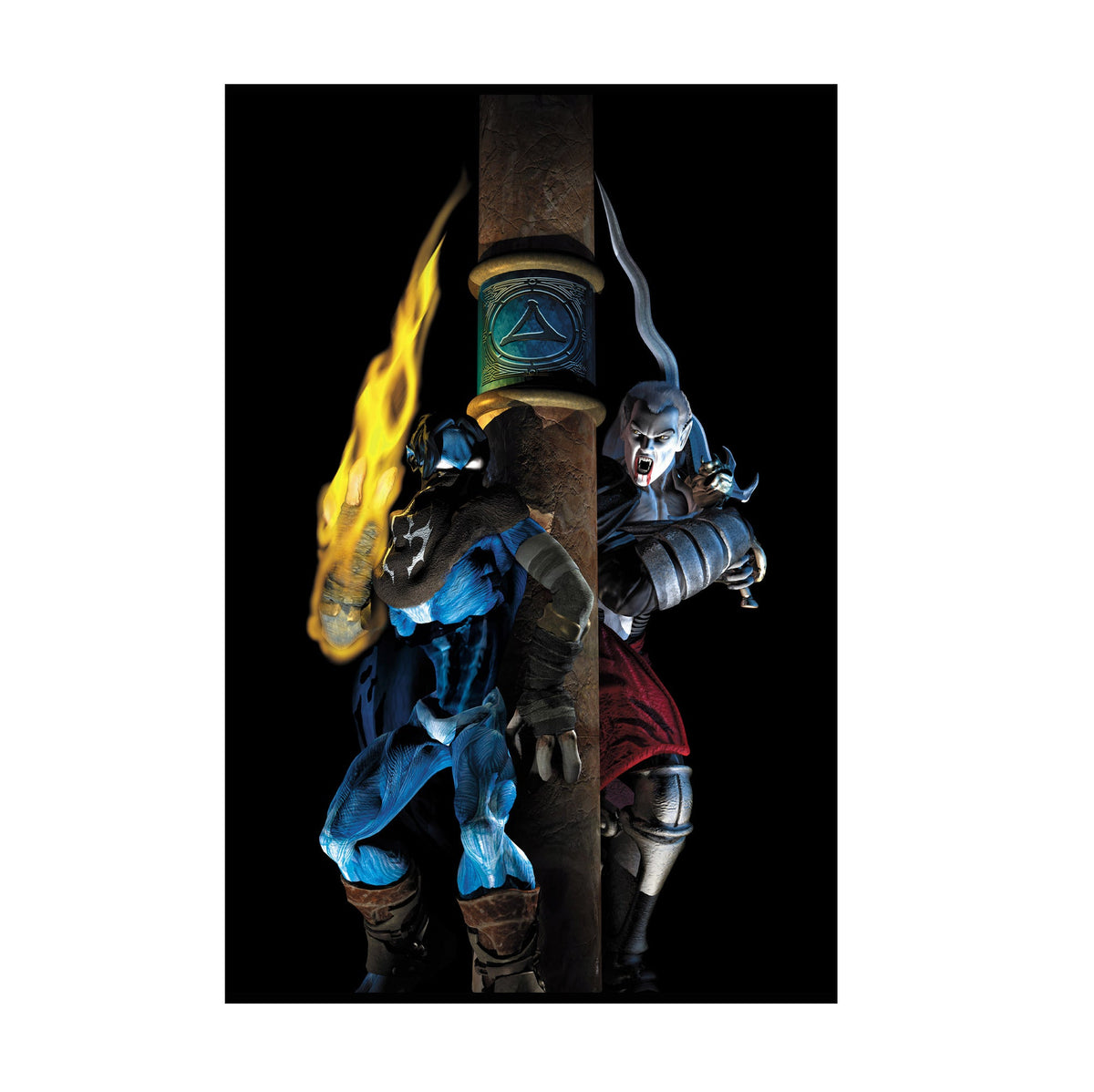 Legacy of Kain Poster ‚Äî Kain & Raziel Magazine Cover Art Print | Soul Reaver Gothic Vampire Wall Art