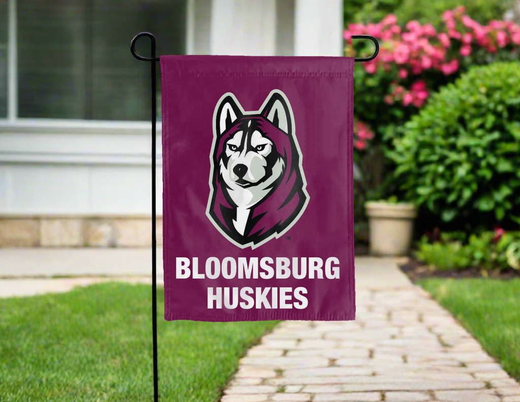 Bloomsburg University - Huskies Double Sided Garden Flag