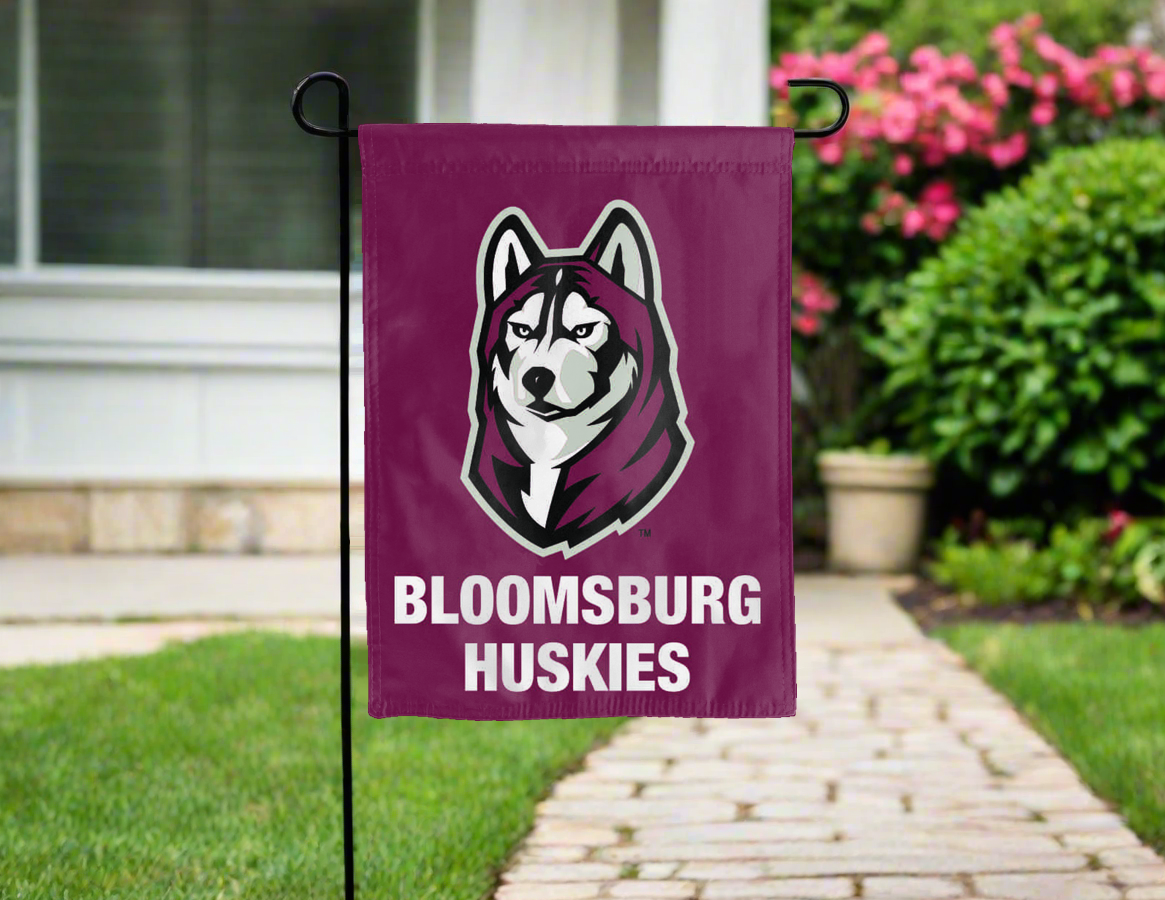 Bloomsburg University - Huskies Double Sided Garden Flag