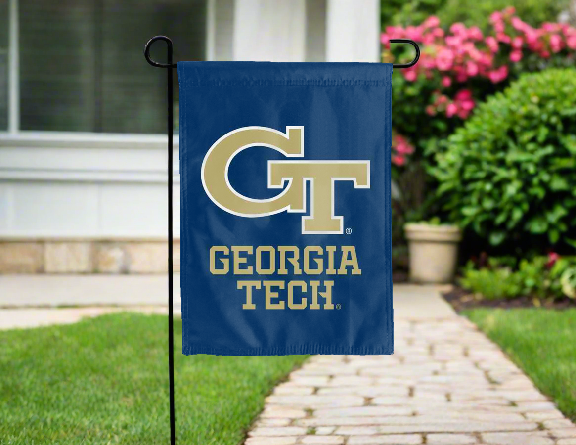 Georgia Tech Double Sided Garden Flag