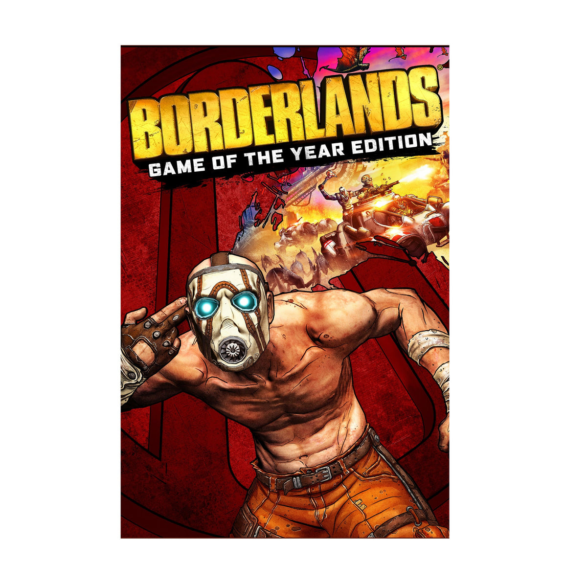 Borderlands Poster ‚Äî Game of the Year Edition Key Art Print | Gearbox FPS Gaming Wall Art