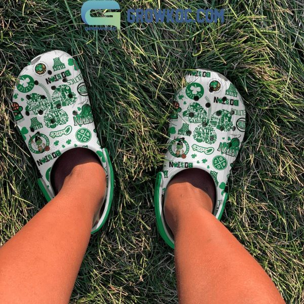 Boston Celtics Basketball Celtic Nation Fan Crocs Clogs
