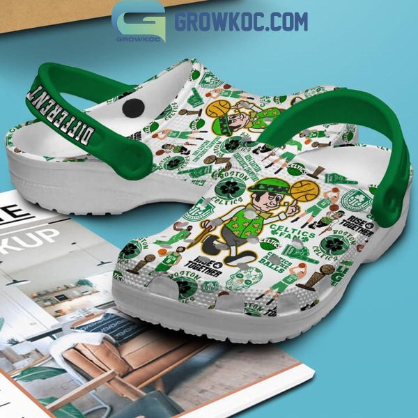 Boston Celtics Different Here Celtics Fan Crocs Clogs