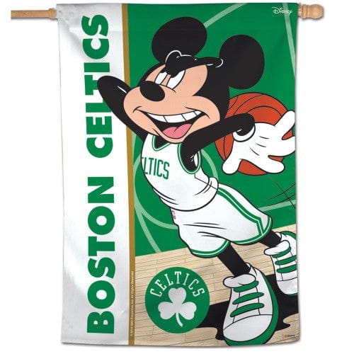 Boston Celtics Flag Mickey Mouse House Banner Disney