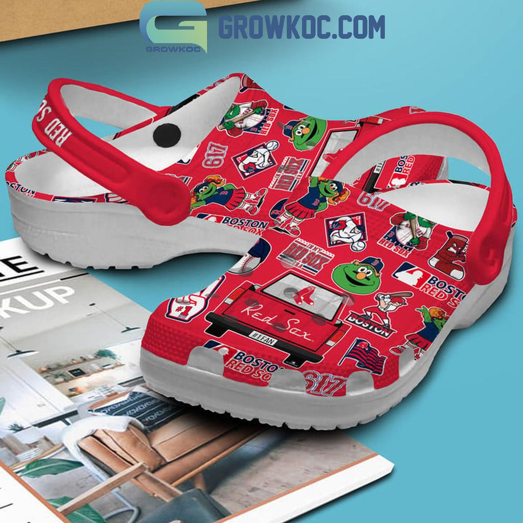Boston Red Sox 2024 Let's Go Baseball Season Crocs Clogs