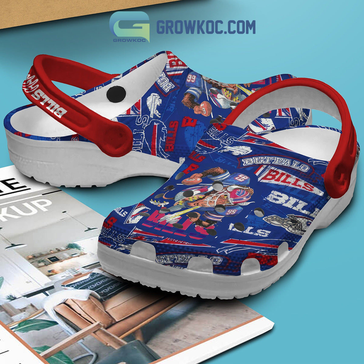 Buffalo Bills Bills Mafia Crocs Clogs