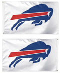 Buffalo Bills Flag 3x5 Logo White 2 Sided