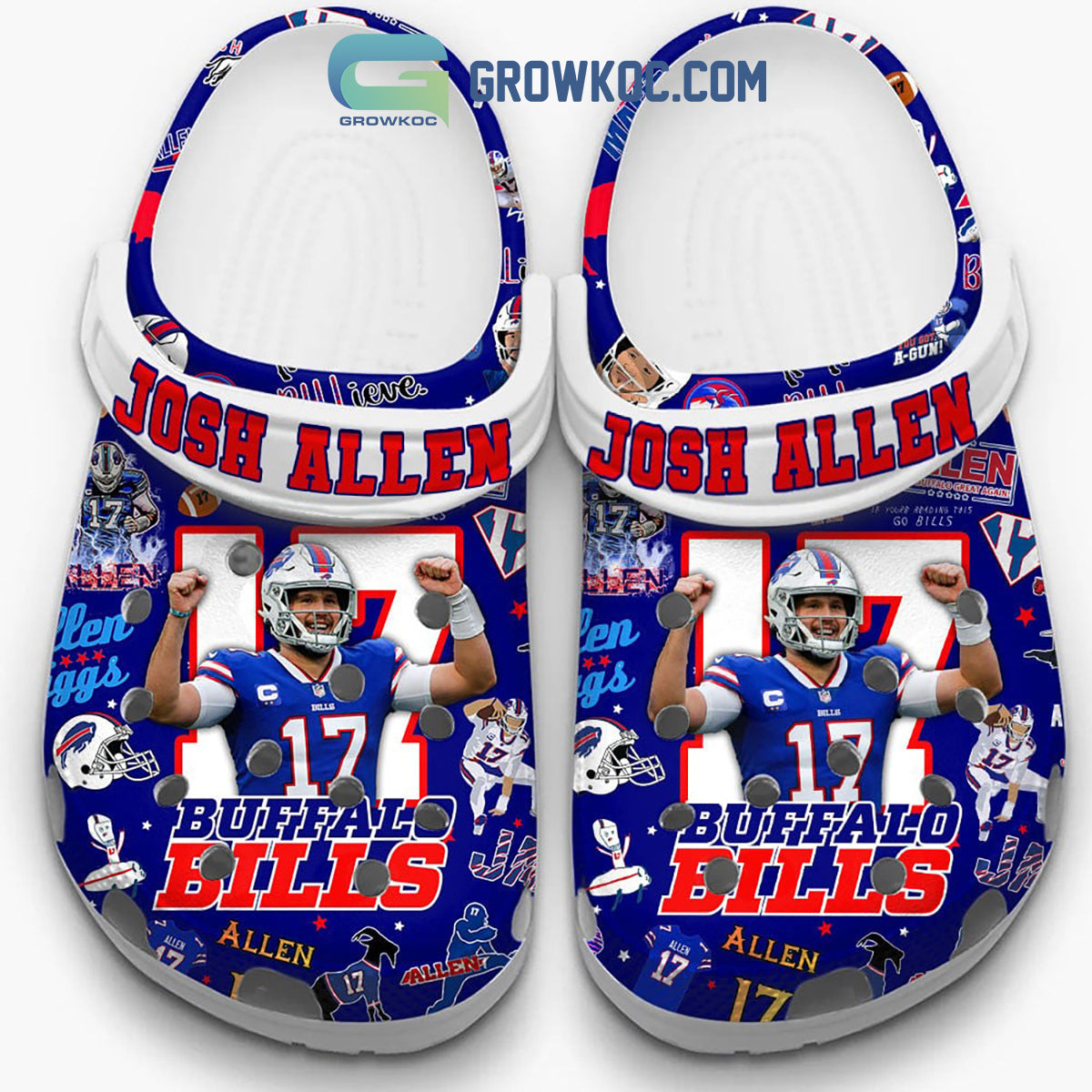 Buffalo Bills Josh Allen Clogs Crocs