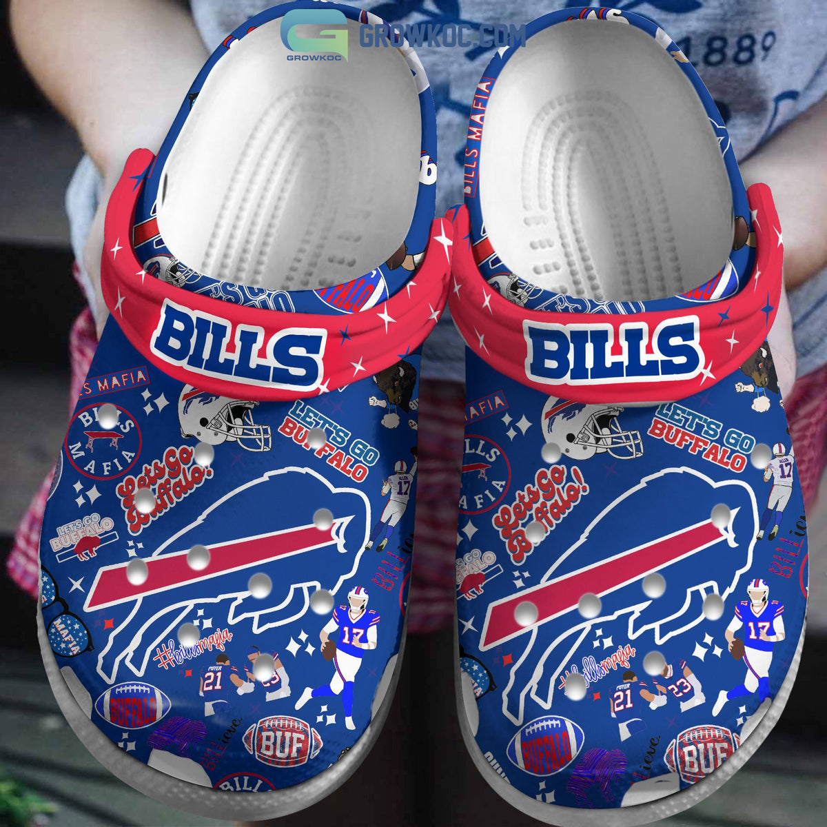 Buffalo Bills Let's Go Crocs