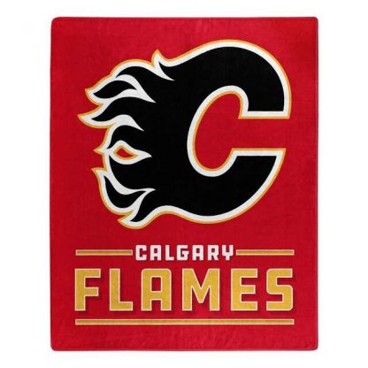Calgary Flames Throw Blanket 50×60 Interference Design