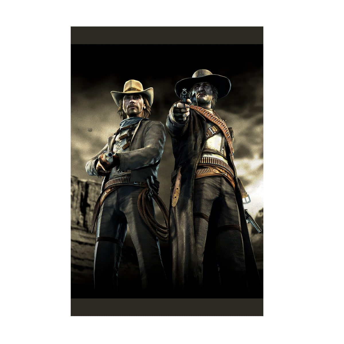 Call of Juarez Bound in Blood Poster ‚Äî McCall Brothers Artwork | Western Gaming Wall Art
