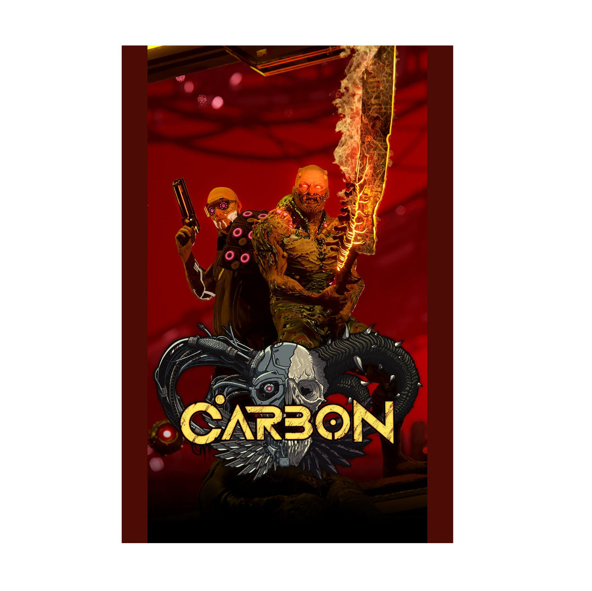 Carbon Poster ‚Äî Key Art Print | Sci-Fi Horror Gaming Wall Art