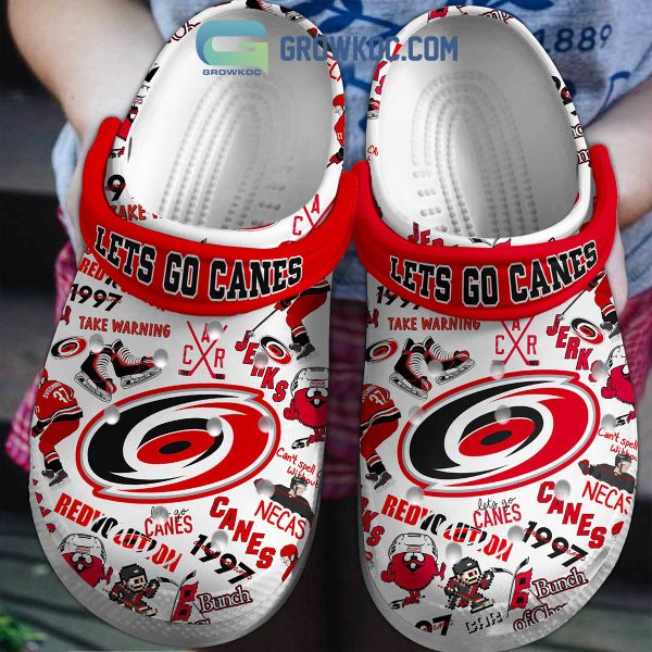 Carolina Hurricanes Let's Go Canes Redvolution Clogs Crocs