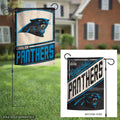 Carolina Panthers Retro 2 Sided Garden Flag