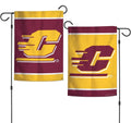 Central Michigan Garden Flag 2 Sided Logo