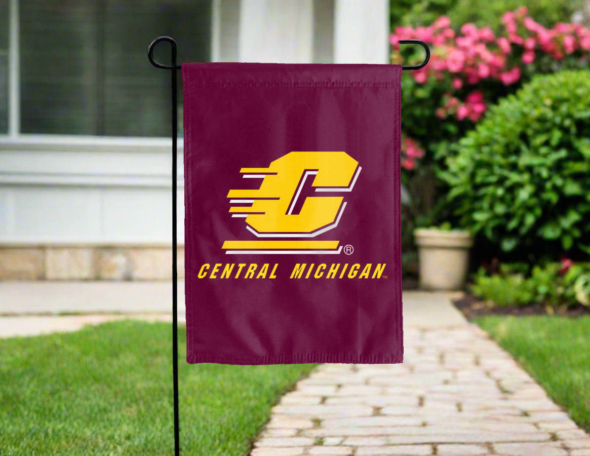 Central Michigan University Double Sided Garden Flag