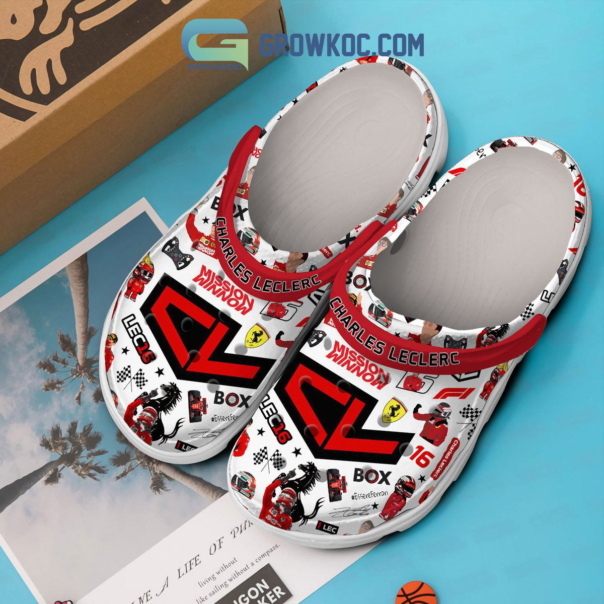 Charles Leclerc Mission I Am Stupid Clogs Crocs