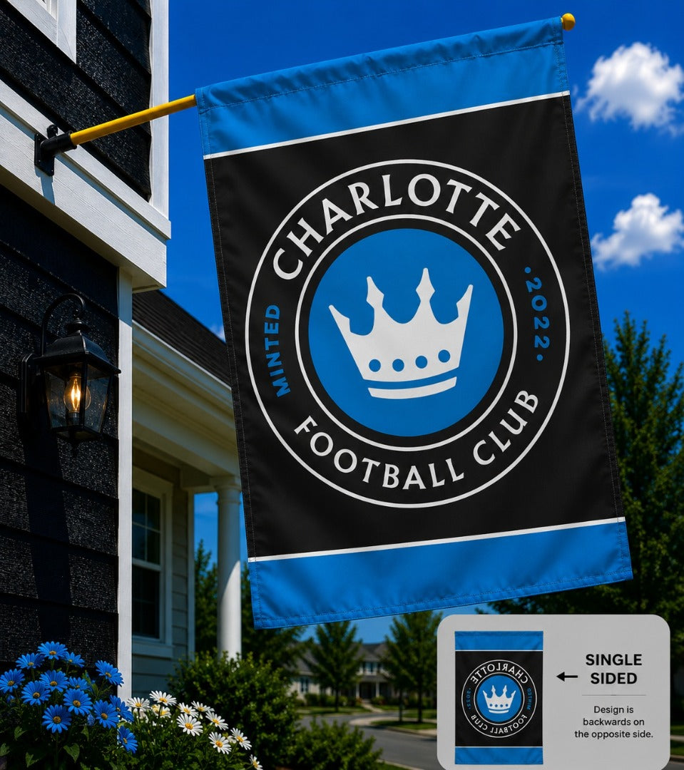 Charlotte FC Flag Soccer Football Club