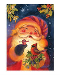 Cheerful Santa 2 Sided Christmas Banner