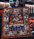 Chicago Bears 105th Anniversary 1920-2025 Fleece Blanket Quilt