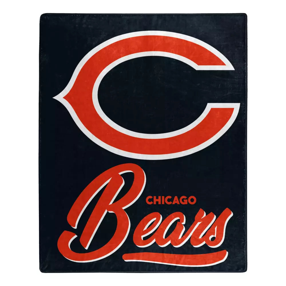 Chicago Bears Throw Blanket 50×60