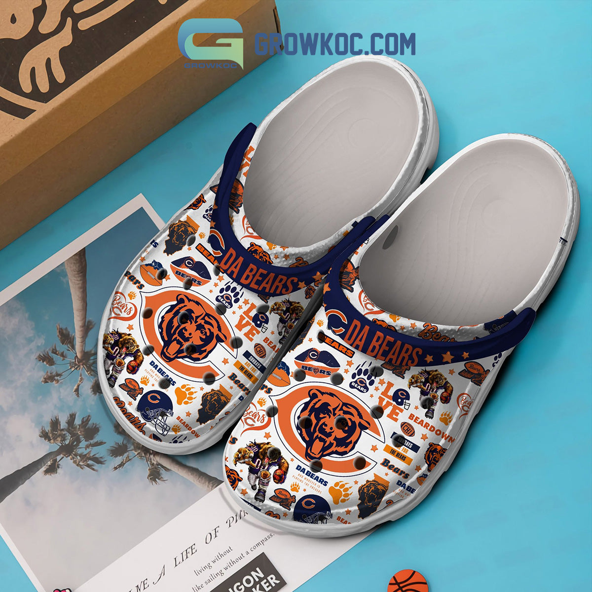 Chicago Bears Da Bears Love Sundays Are For The Bears Clogs Crocs