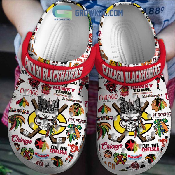Chicago Blackhawks Cue The Chelsea Clogs Crocs