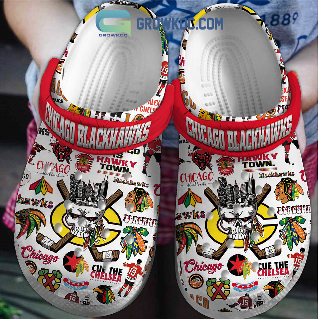 Chicago Blackhawks Cue The Chelsea Clogs Crocs