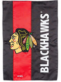 Chicago Blackhawks Flag 2 Sided Applique House Banner