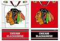 Chicago Blackhawks House Flag 2 Sided NHL Jersey Banner