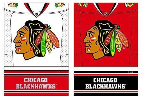 Chicago Blackhawks House Flag 2 Sided NHL Jersey Banner