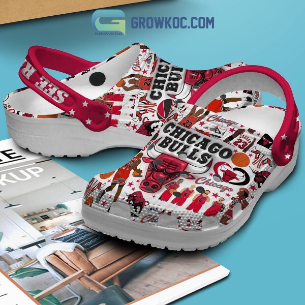 Chicago Bulls Fan Red Crocs Clogs