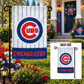 Chicago Cubs Embroidered 2 Sided Garden Flag