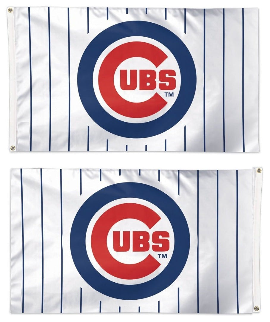 Chicago Cubs Flag 3x5 Pinstripe 2 Sided