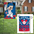 Chicago Cubs Garden Flag 2 Sided Mickey Mouse Disney