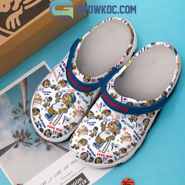 Chicago Cubs The W Stands For Win Fan Crocs Clogs