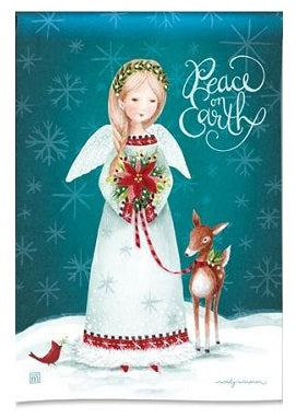 Christmas Angel Banner Peace On Earth
