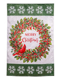 Christmas Cardinal Banner 2 Sided