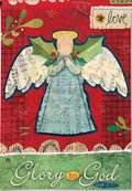 Christmas Glory To God Garden Flag Holli Conger