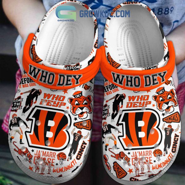 Cincinnati Bengals NFL Who Dey Clogs Crocs