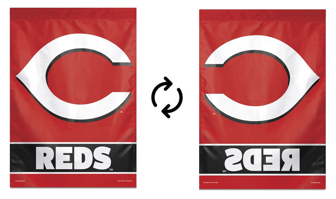 Cincinnati Reds Flag Vertical House Banner