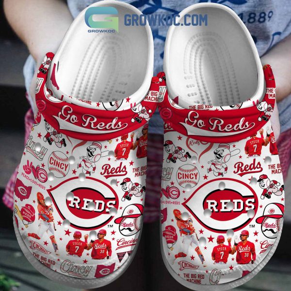 Cincinnati Reds The Big Red Machine Go Reds Clogs Crocs