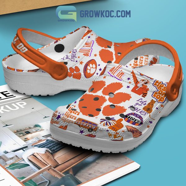 Clemson Tigers NCAA Let's Go Tigers Clogs Crocs